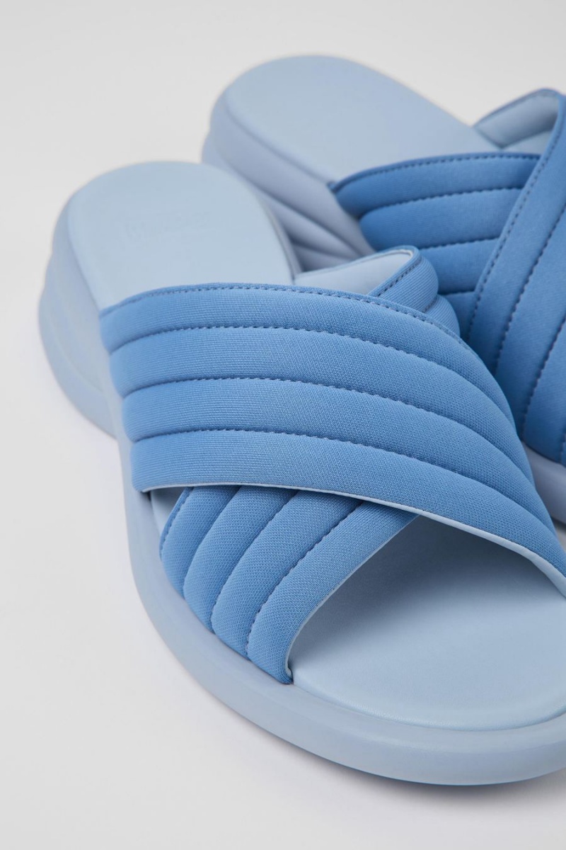 Sandalias Camper Spiro Textil Mujer Azules | SAXEZ-7392