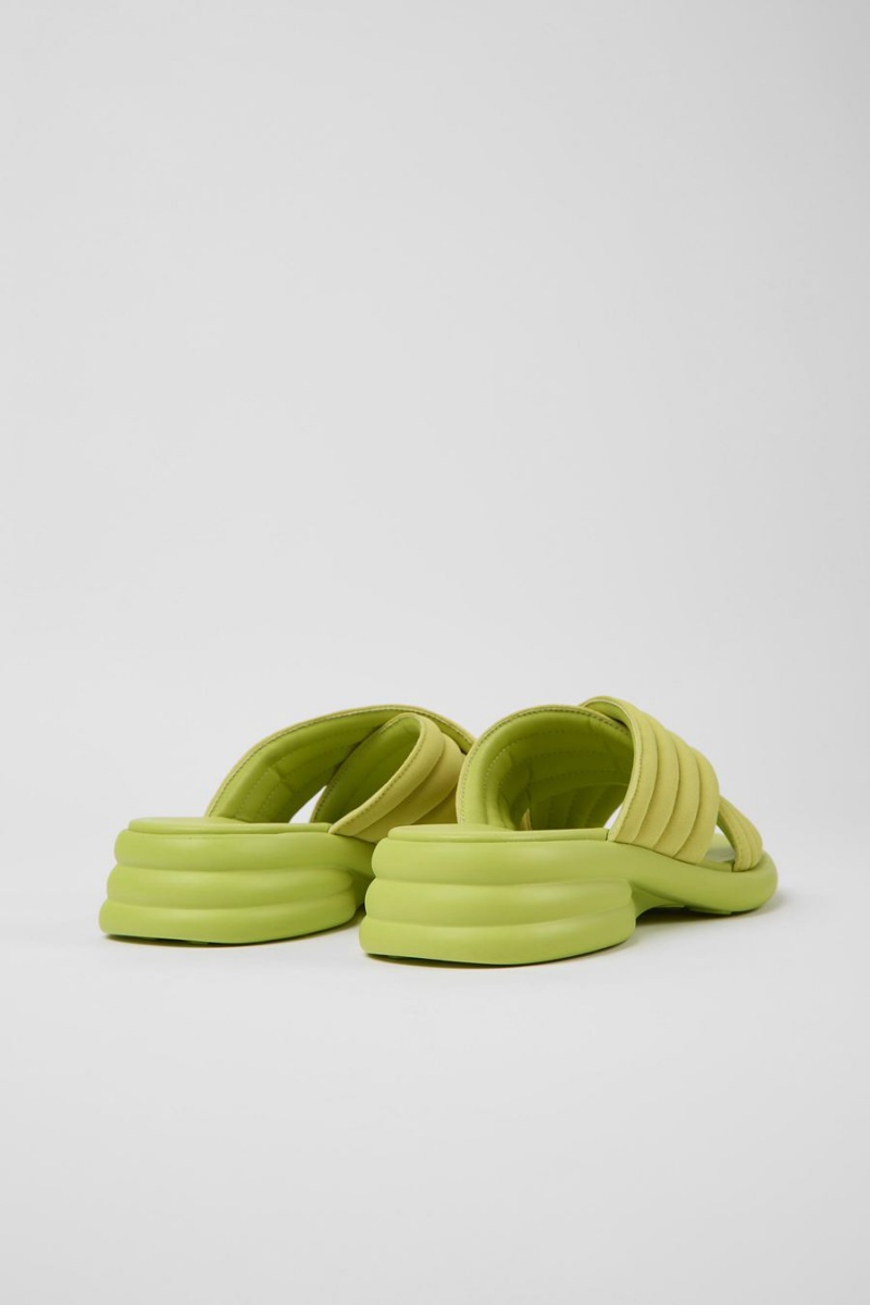 Sandalias Camper Spiro Textil Mujer Verde | LUYFK-9283