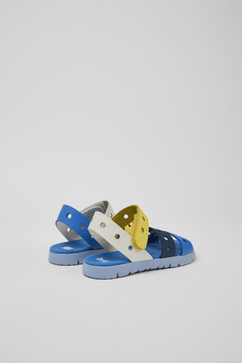 Sandalias Camper Twins Cuero Niño Multicolor | JXYPK-9872