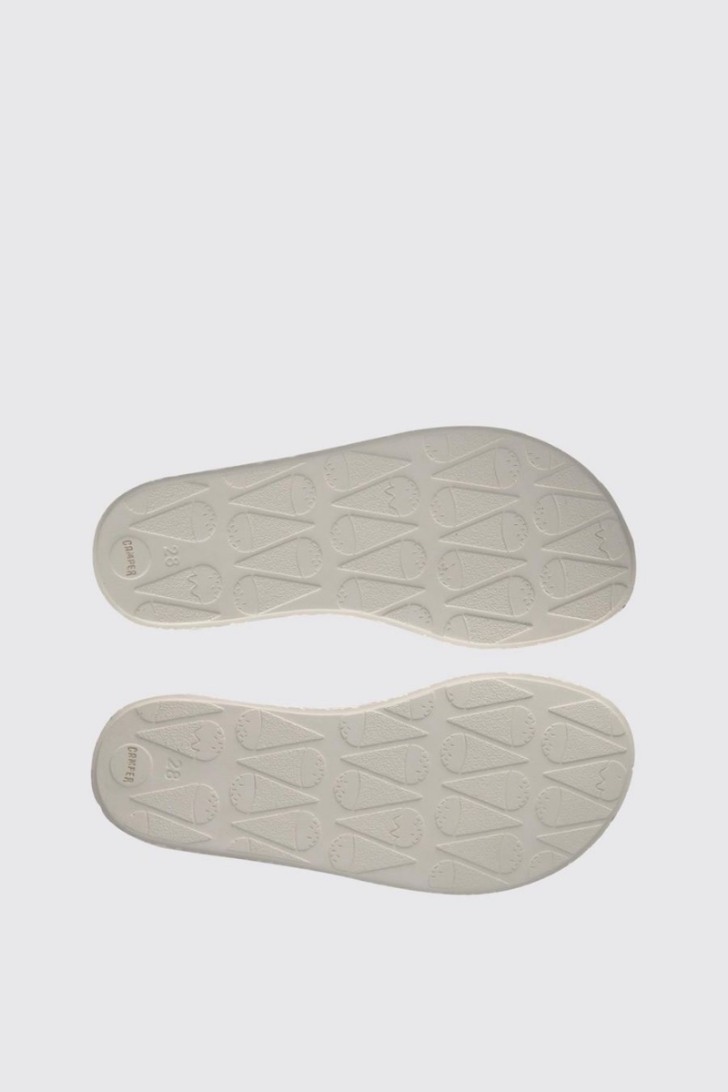 Sandalias Camper Twins Niña Blancas | JOAXB-3578