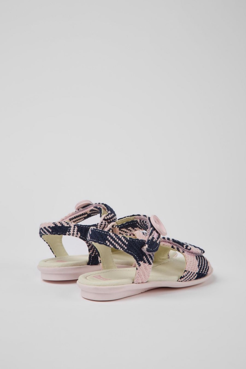 Sandalias Camper Twins Niña Rosas | DJMVP-6912