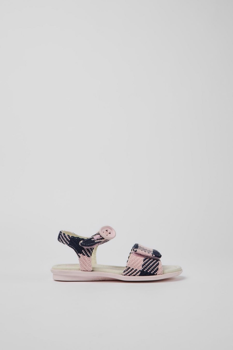 Sandalias Camper Twins Niña Rosas | DJMVP-6912