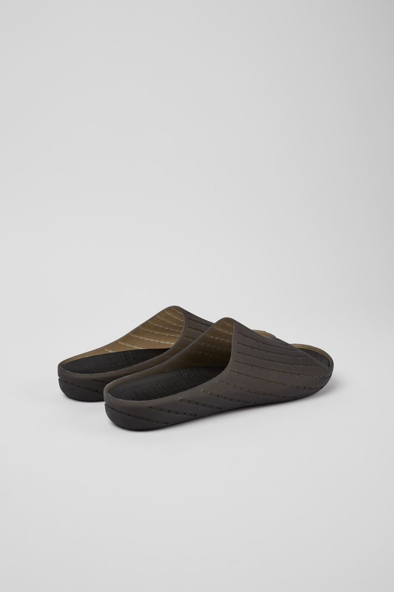 Sandalias Camper Wabi Monomaterial Hombre Negras | SRQWE-8047