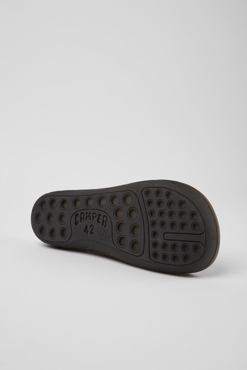 Sandalias Camper Wabi Monomaterial Hombre Negras | SRQWE-8047