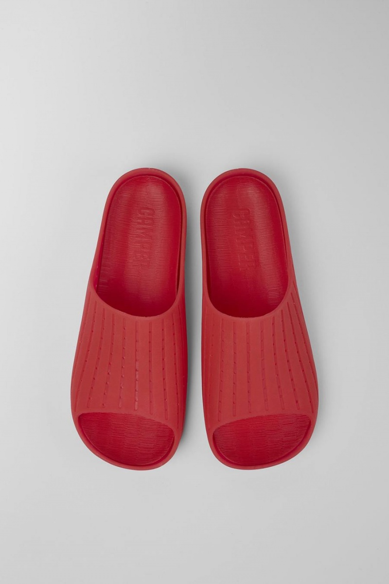 Sandalias Camper Wabi Monomaterial Hombre Rojas | UINMX-0189