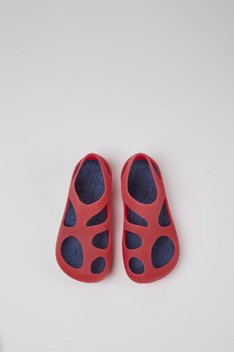 Sandalias Camper Wabi Niño Rojas | CDGJB-7435