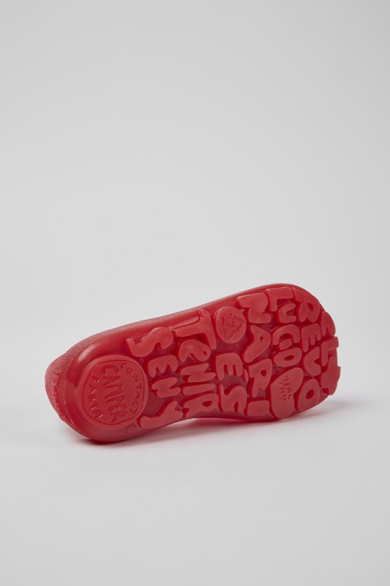 Sandalias Camper Wabi Niño Rojas | CDGJB-7435