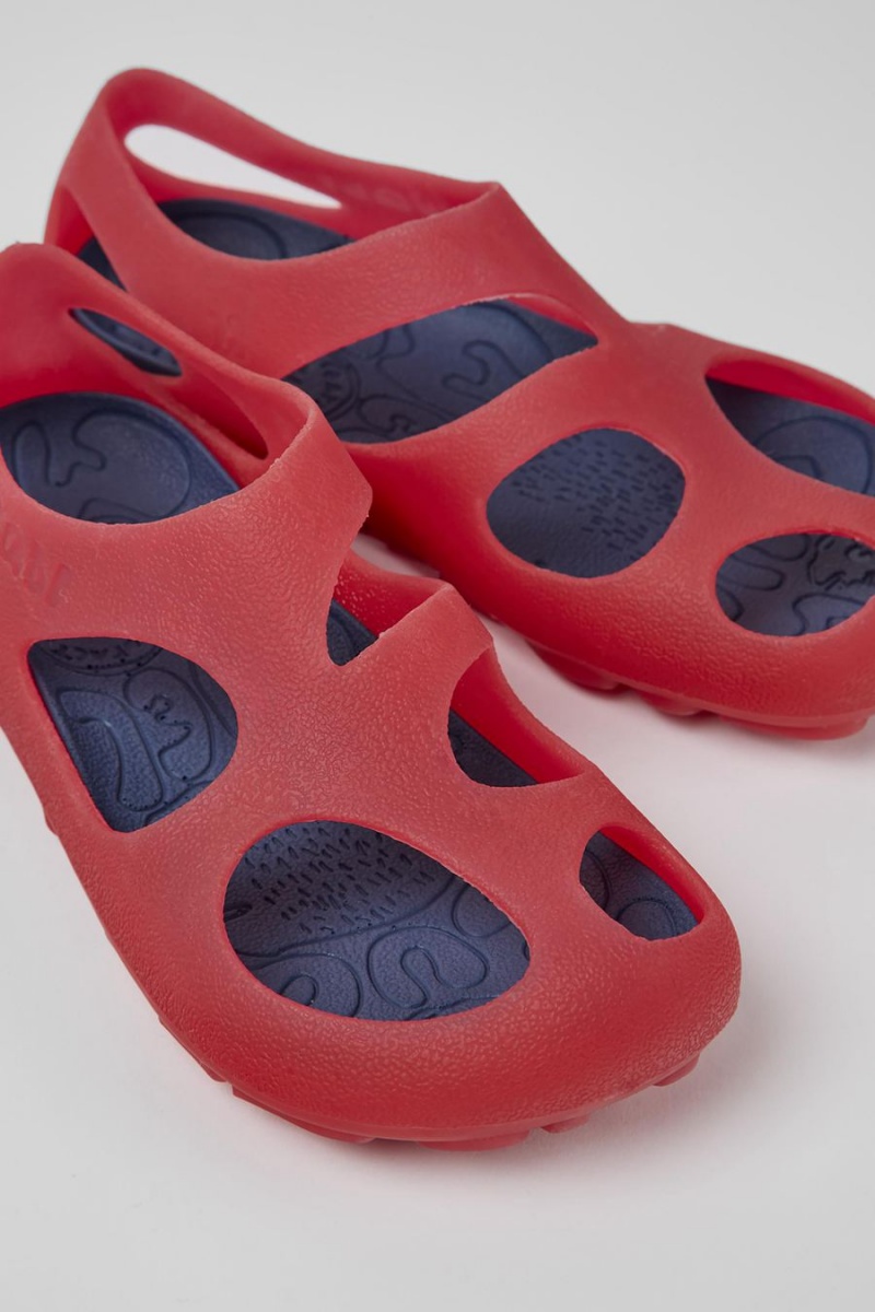 Sandalias Camper Wabi Niño Rojas | CDGJB-7435