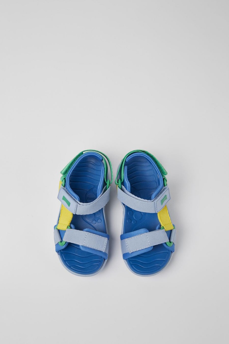 Sandalias Camper Wous Niña Azules | VWCZX-4975