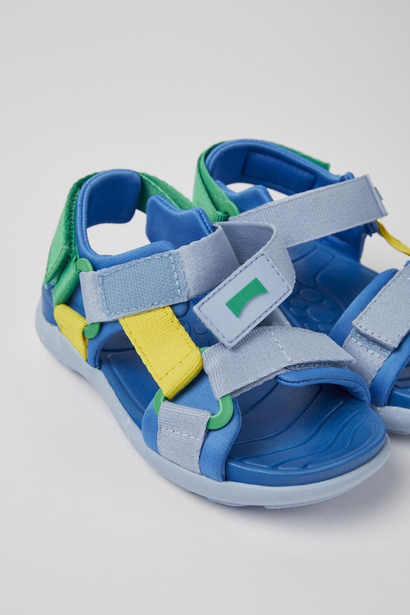 Sandalias Camper Wous Niña Azules | VWCZX-4975