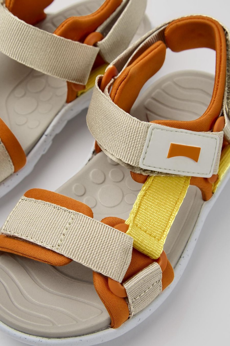 Sandalias Camper Wous Niña Beige | ZJQYP-9486