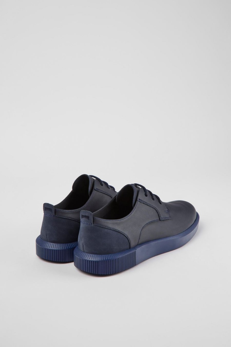 Slip On Camper Bill With Laces Hombre Azul Marino | YSIKE-3219