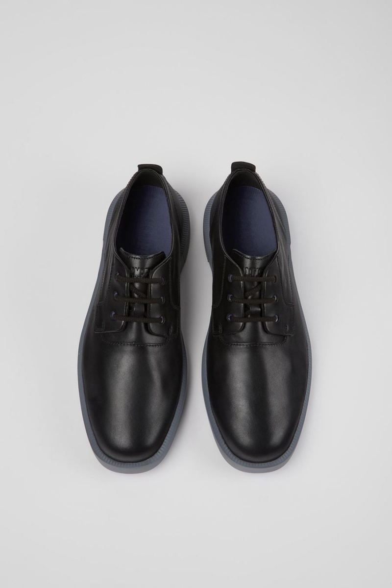 Slip On Camper Bill With Laces Hombre Negras | ZALBF-2187
