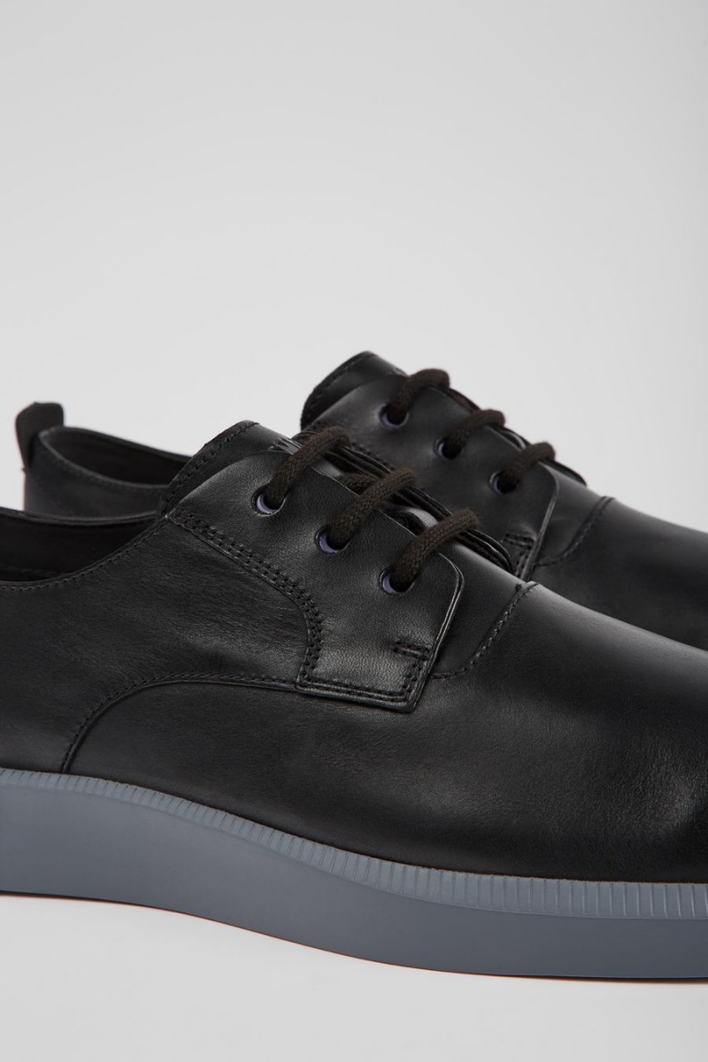 Slip On Camper Bill With Laces Hombre Negras | ZALBF-2187