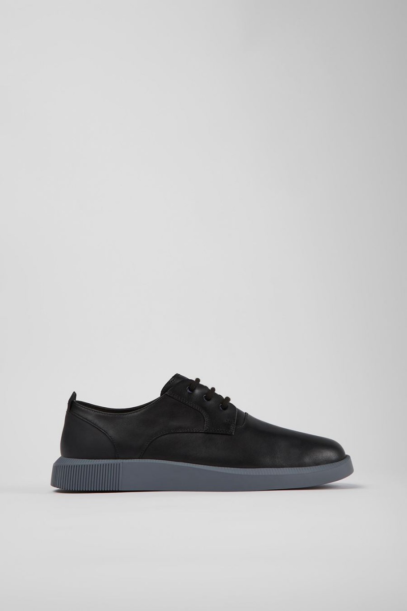 Slip On Camper Bill With Laces Hombre Negras | ZALBF-2187