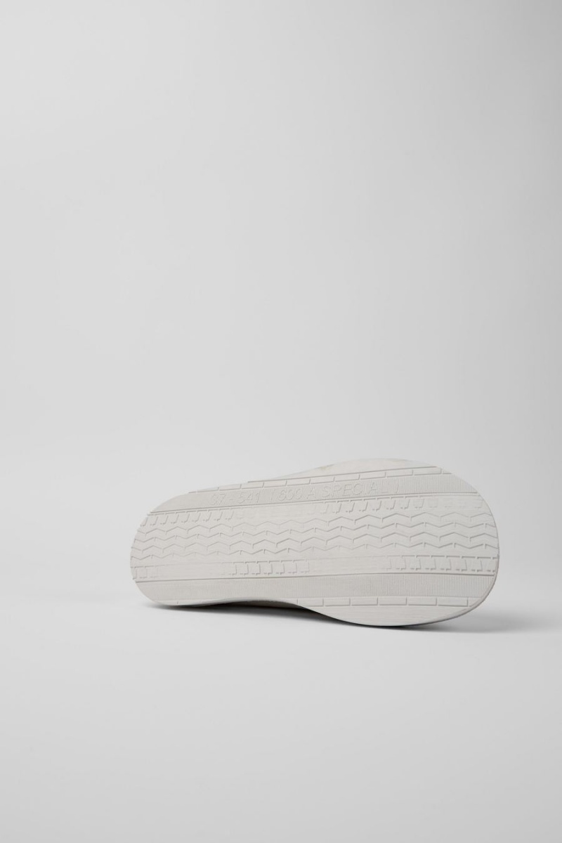 Slip On Camper Brothers Polze Cuero Hombre Blancas | DVXTC-2801