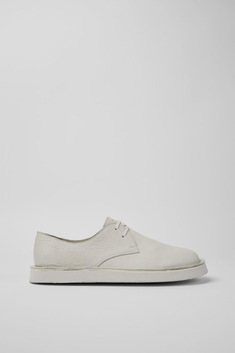 Slip On Camper Brothers Polze Cuero Hombre Blancas | DVXTC-2801