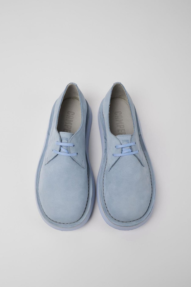 Slip On Camper Brothers Polze Cuero Hombre Azules | BCGVS-1240