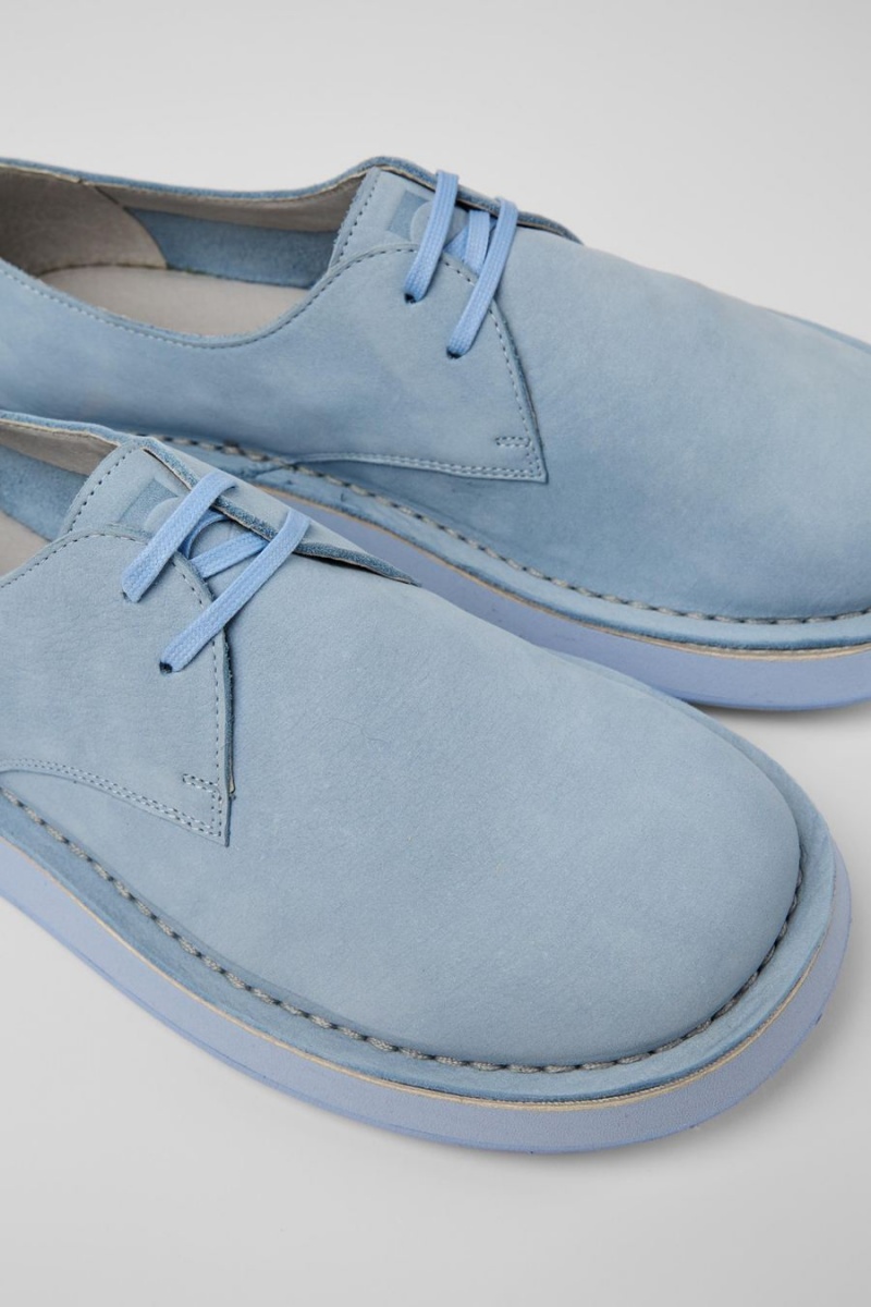 Slip On Camper Brothers Polze Cuero Hombre Azules | BCGVS-1240