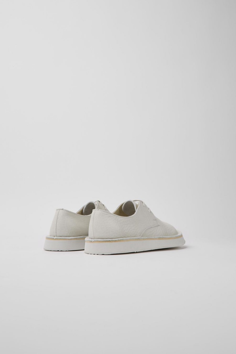 Slip On Camper Brothers Polze Cuero Mujer Blancas | VCGAX-5729