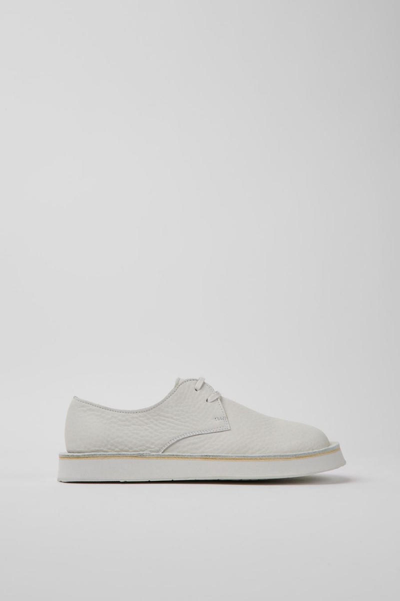 Slip On Camper Brothers Polze Cuero Mujer Blancas | VCGAX-5729