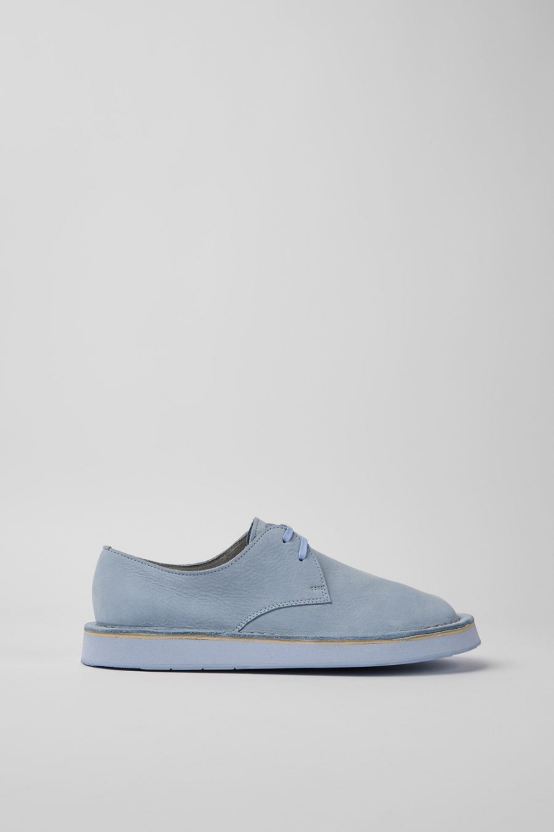 Slip On Camper Brothers Polze Cuero Mujer Azules | LSQCX-2357