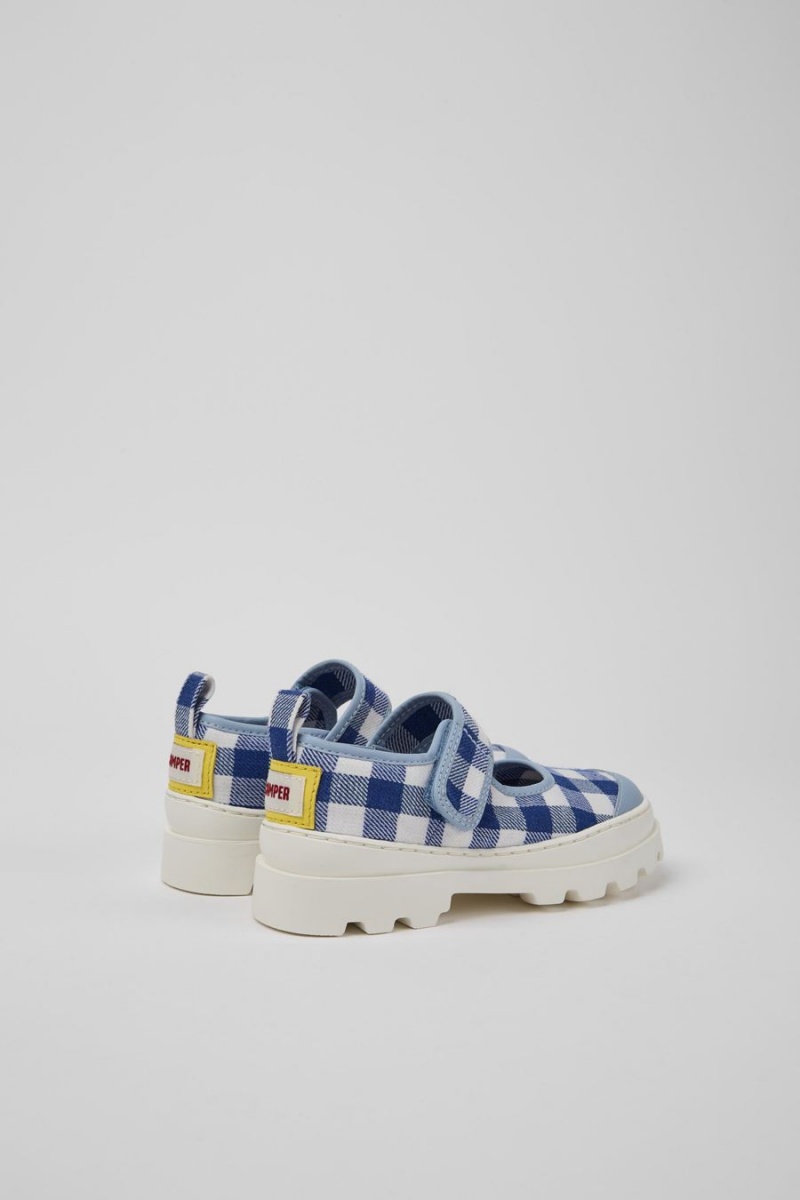 Slip On Camper Brutus Mary Jane Niña Azules | XMPRL-8497