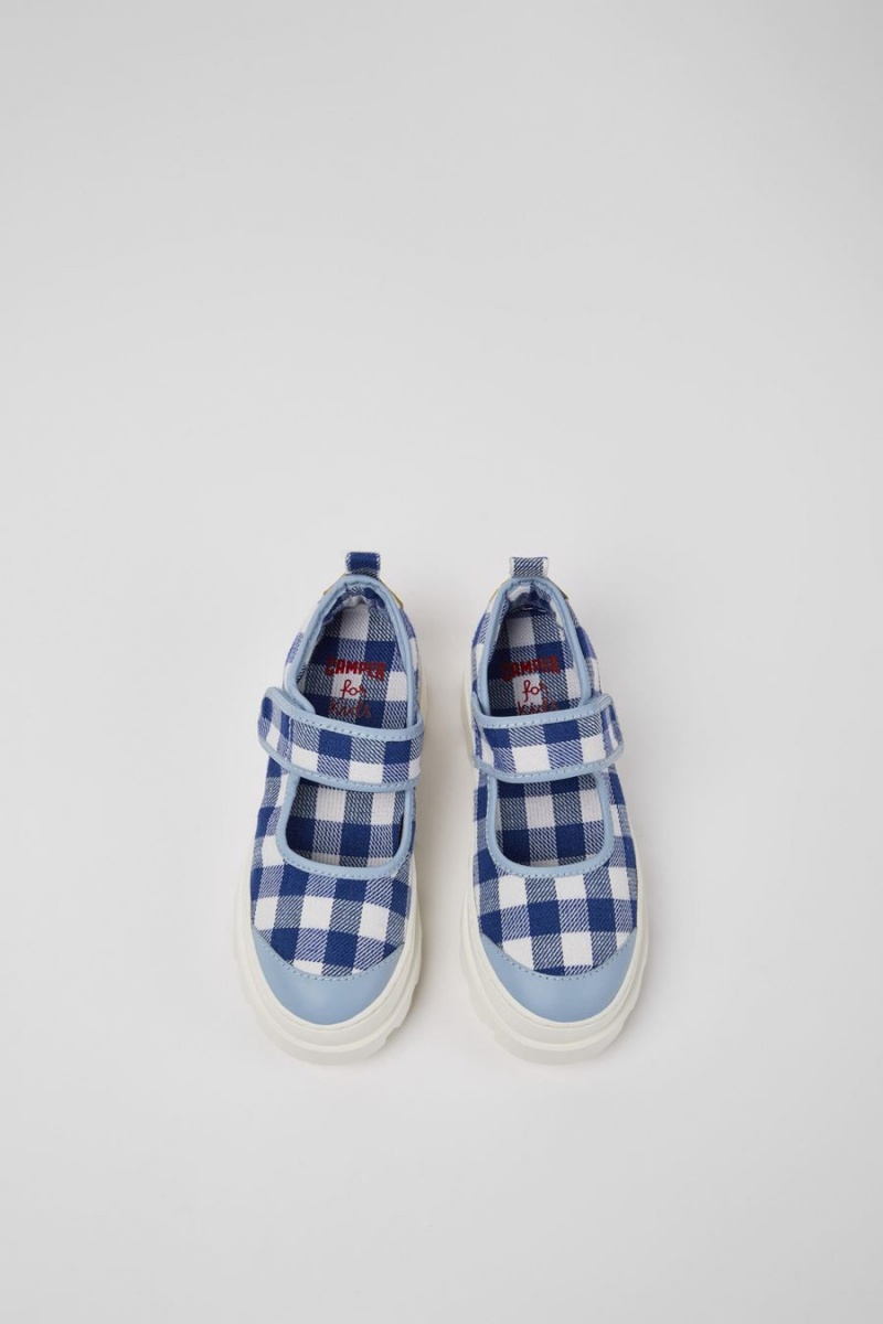 Slip On Camper Brutus Mary Jane Niña Azules | XMPRL-8497