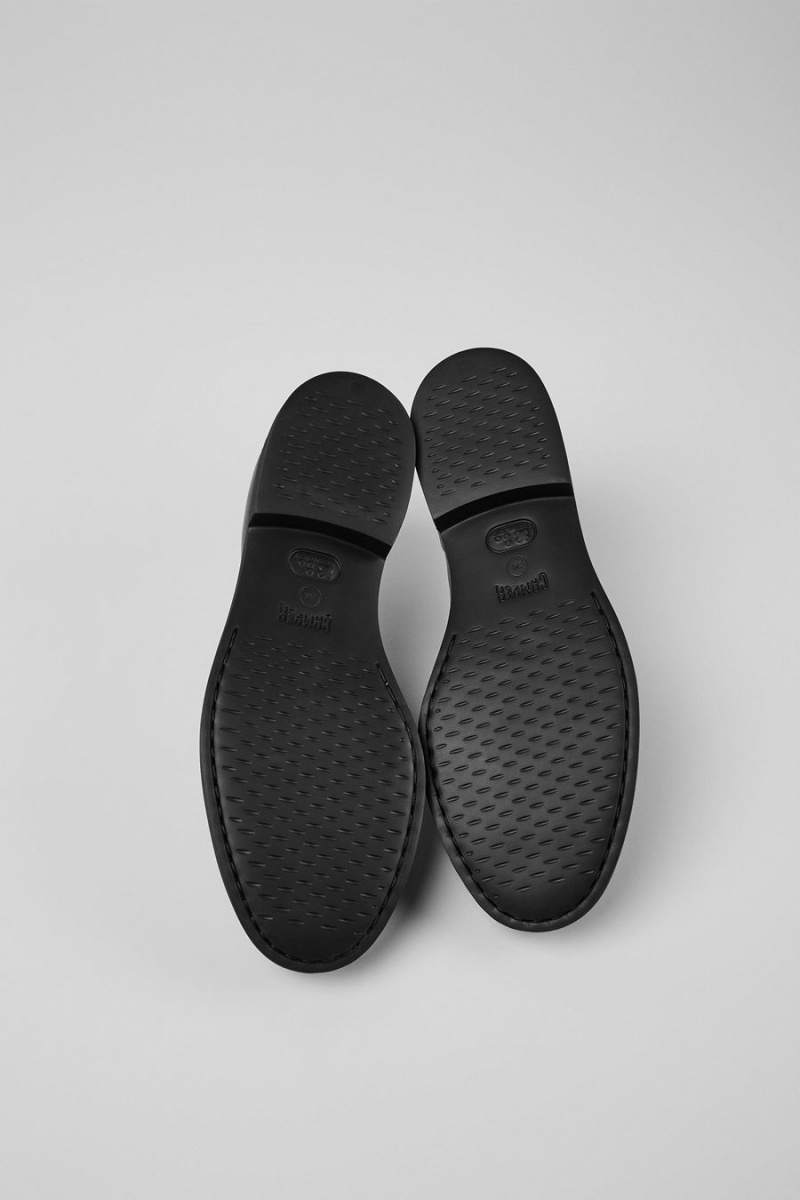 Slip On Camper Iman Encaje up Mujer Negras | SLZPB-6921