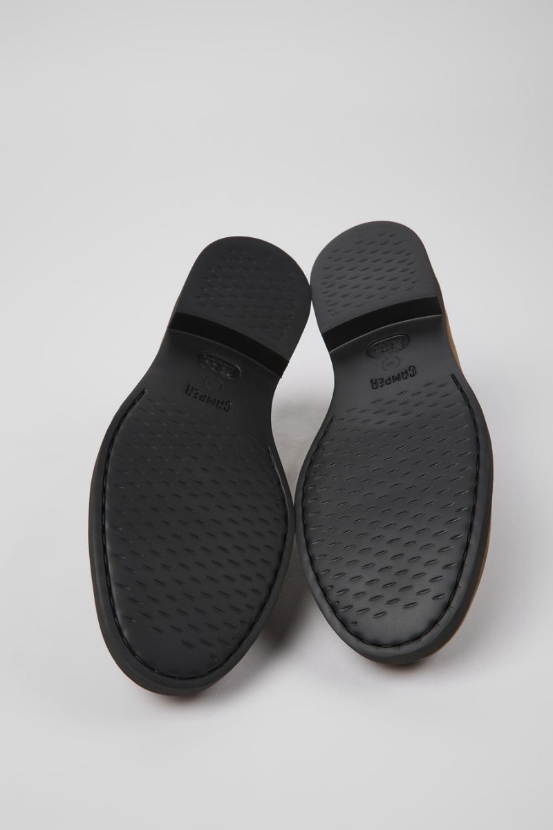 Slip On Camper Iman Nubuck Mujer Marrones | ZNAMJ-4275