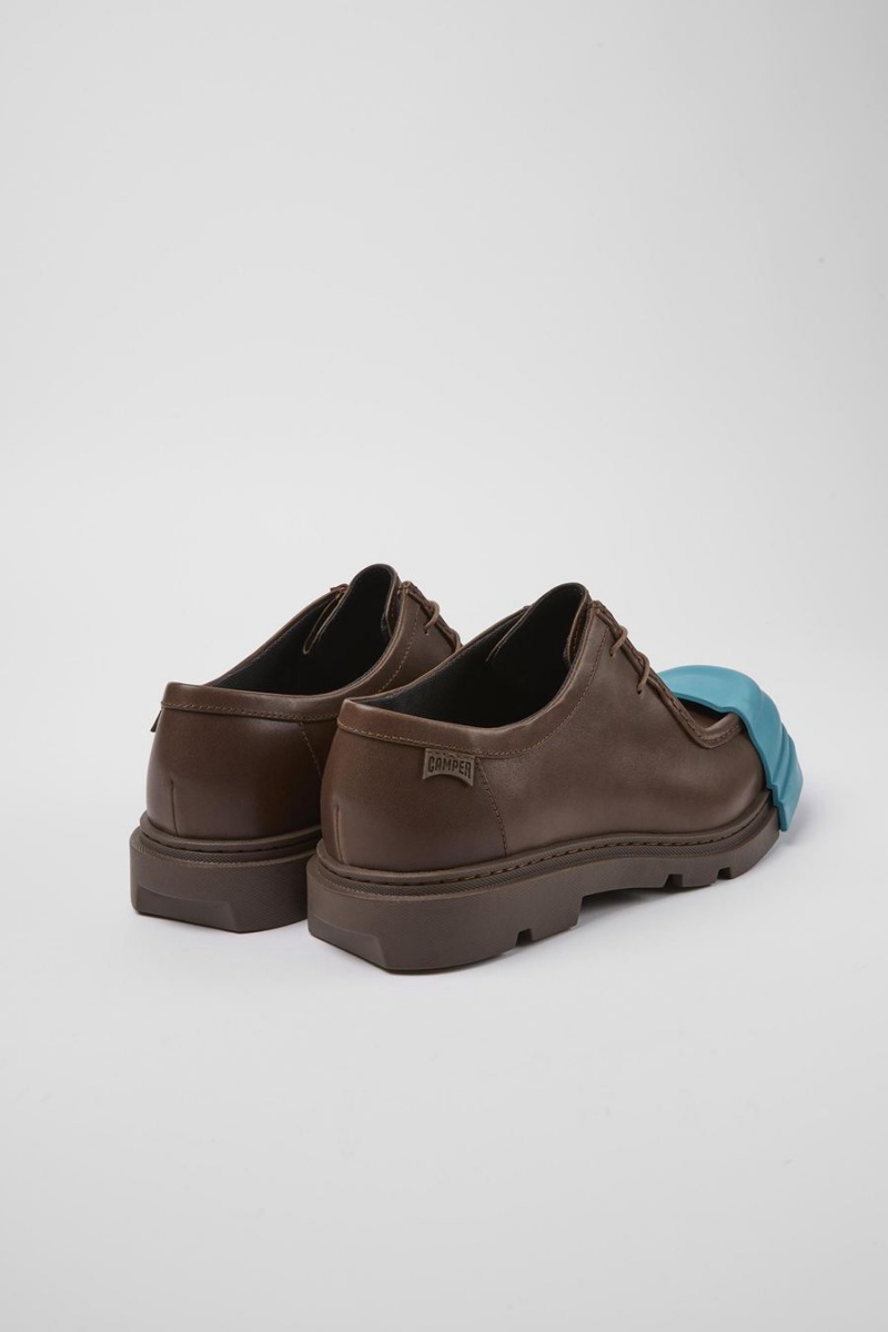 Slip On Camper Junction Responsibly Raised Cuero Hombre Marrones | VOFDI-8501