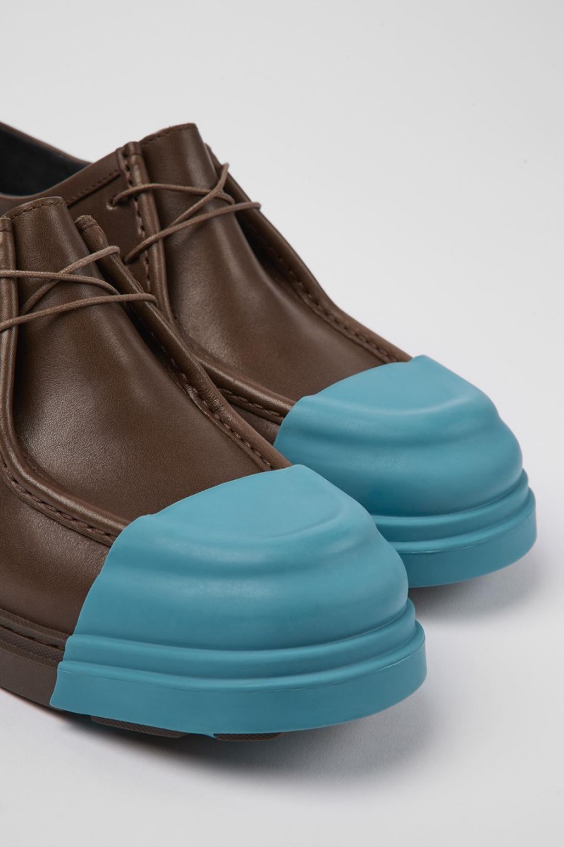 Slip On Camper Junction Responsibly Raised Cuero Hombre Marrones | VOFDI-8501