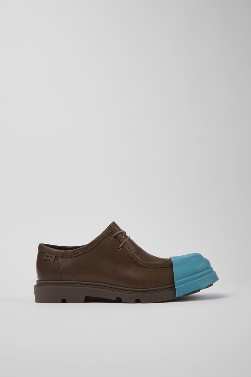 Slip On Camper Junction Responsibly Raised Cuero Hombre Marrones | VOFDI-8501
