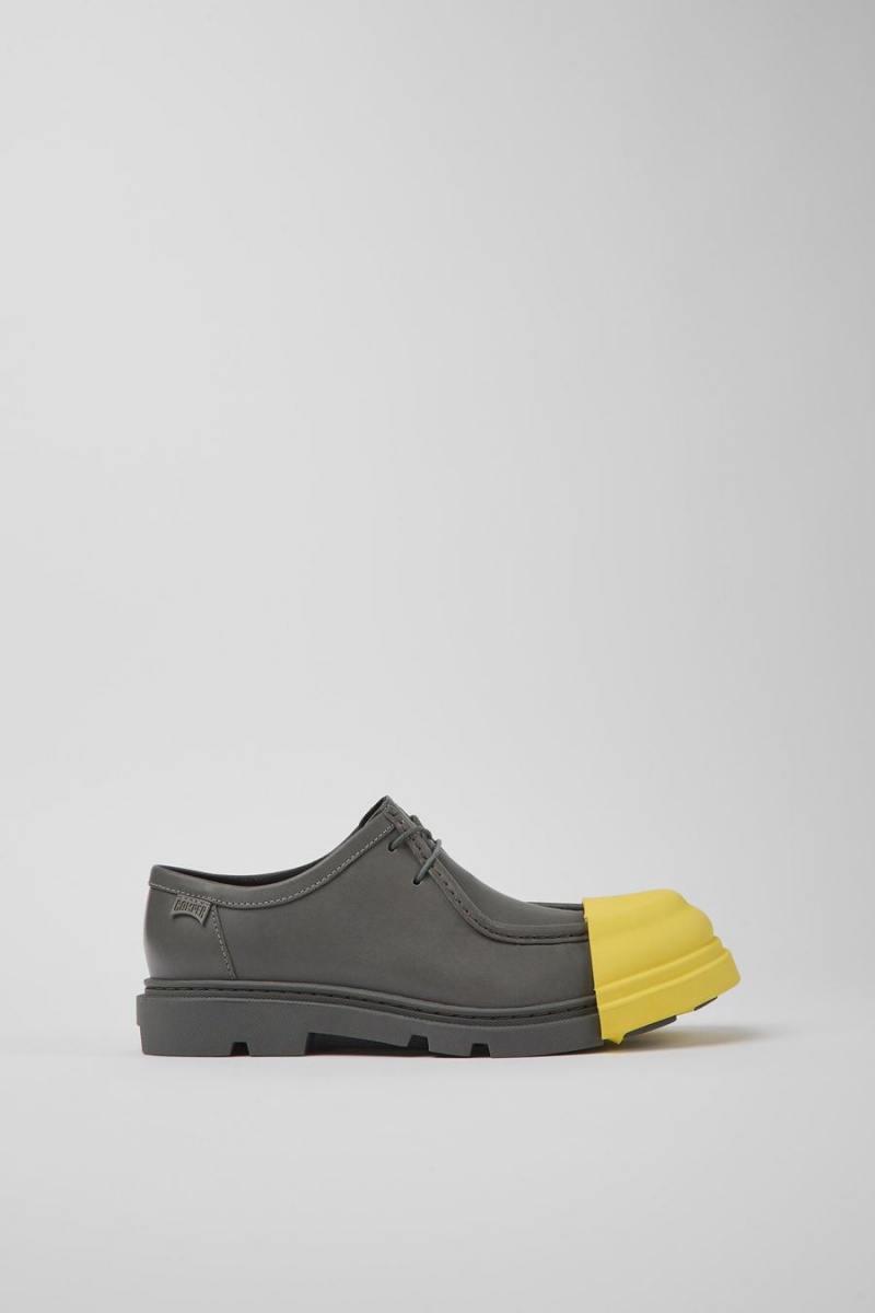 Slip On Camper Junction Responsibly Raised Cuero Mujer Gris | NQIFC-6174