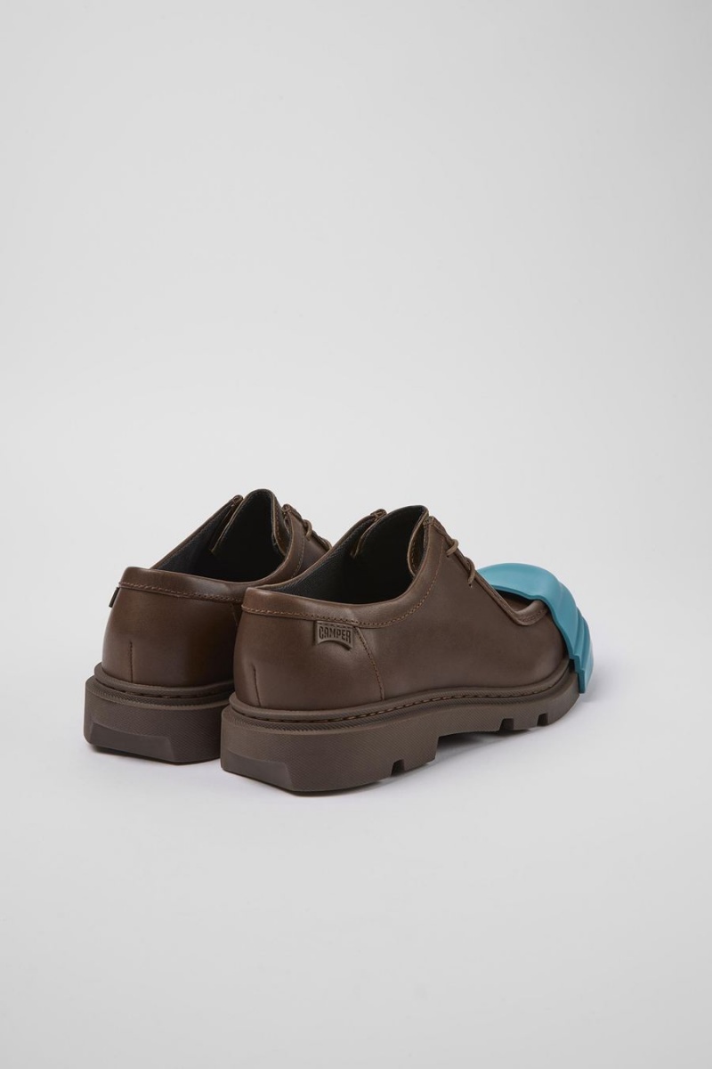 Slip On Camper Junction Responsibly Raised Cuero Mujer Marrones | JYDVG-4650