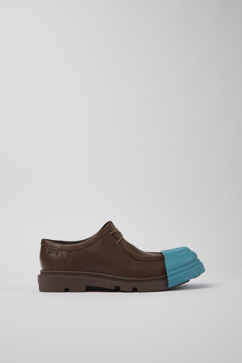 Slip On Camper Junction Responsibly Raised Cuero Mujer Marrones | JYDVG-4650