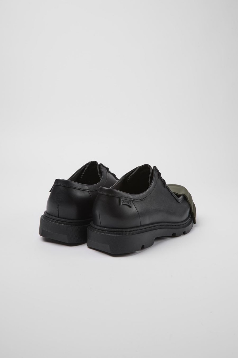 Slip On Camper Junction Responsibly Raised Cuero Hombre Negras | FHBYJ-9167