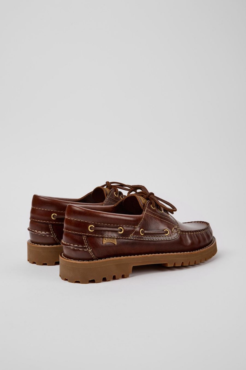 Slip On Camper Nautico Barco Hombre Marrones | VXCHR-0675