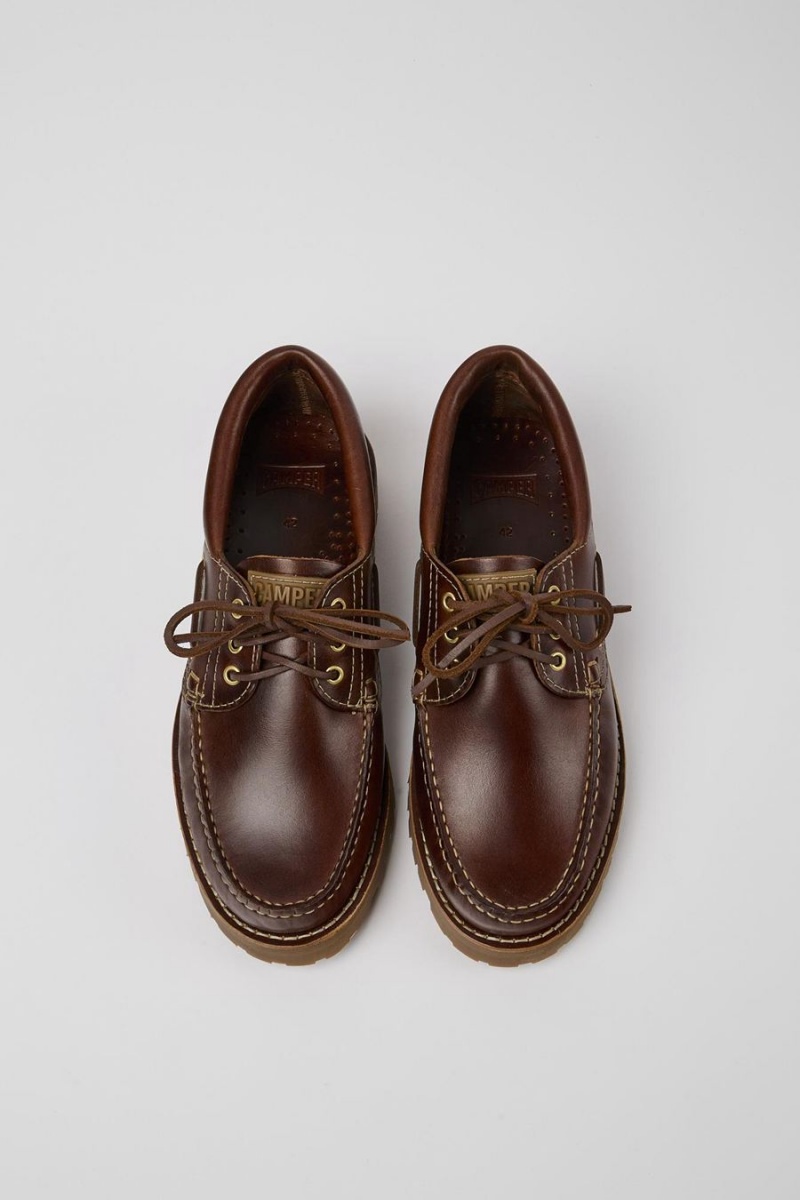Slip On Camper Nautico Barco Hombre Marrones | VXCHR-0675
