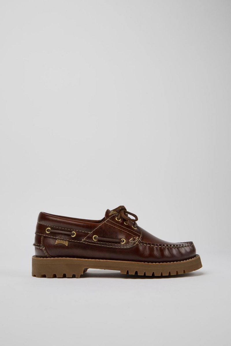 Slip On Camper Nautico Barco Hombre Marrones | VXCHR-0675