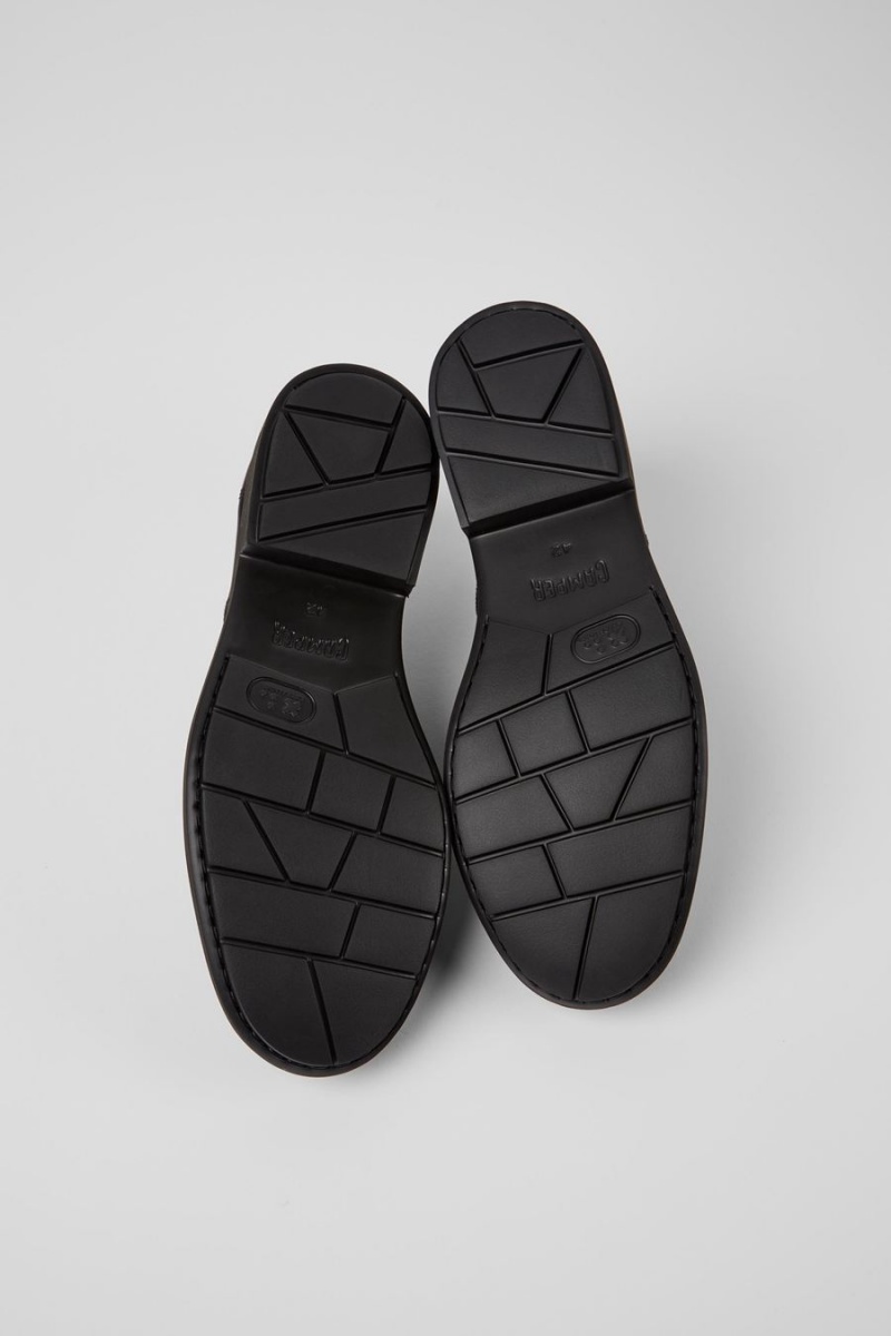 Slip On Camper Neuman Classic Hombre Negras | QONLI-3214