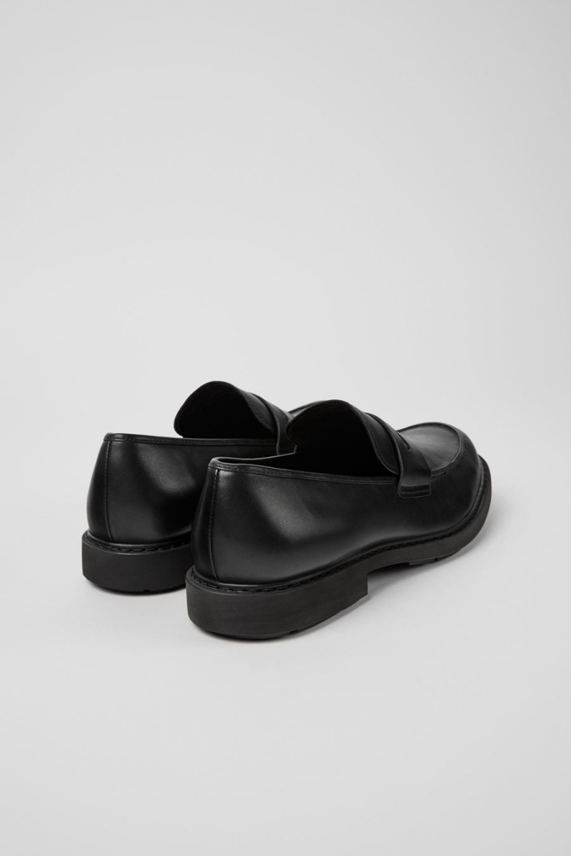 Slip On Camper Neuman Classic Moccasin Hombre Negras | PUOMQ-7859