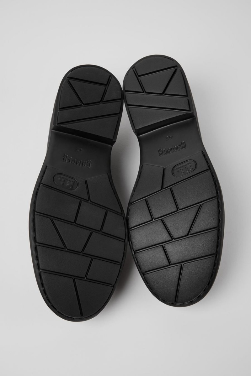 Slip On Camper Neuman Classic Moccasin Hombre Negras | PUOMQ-7859