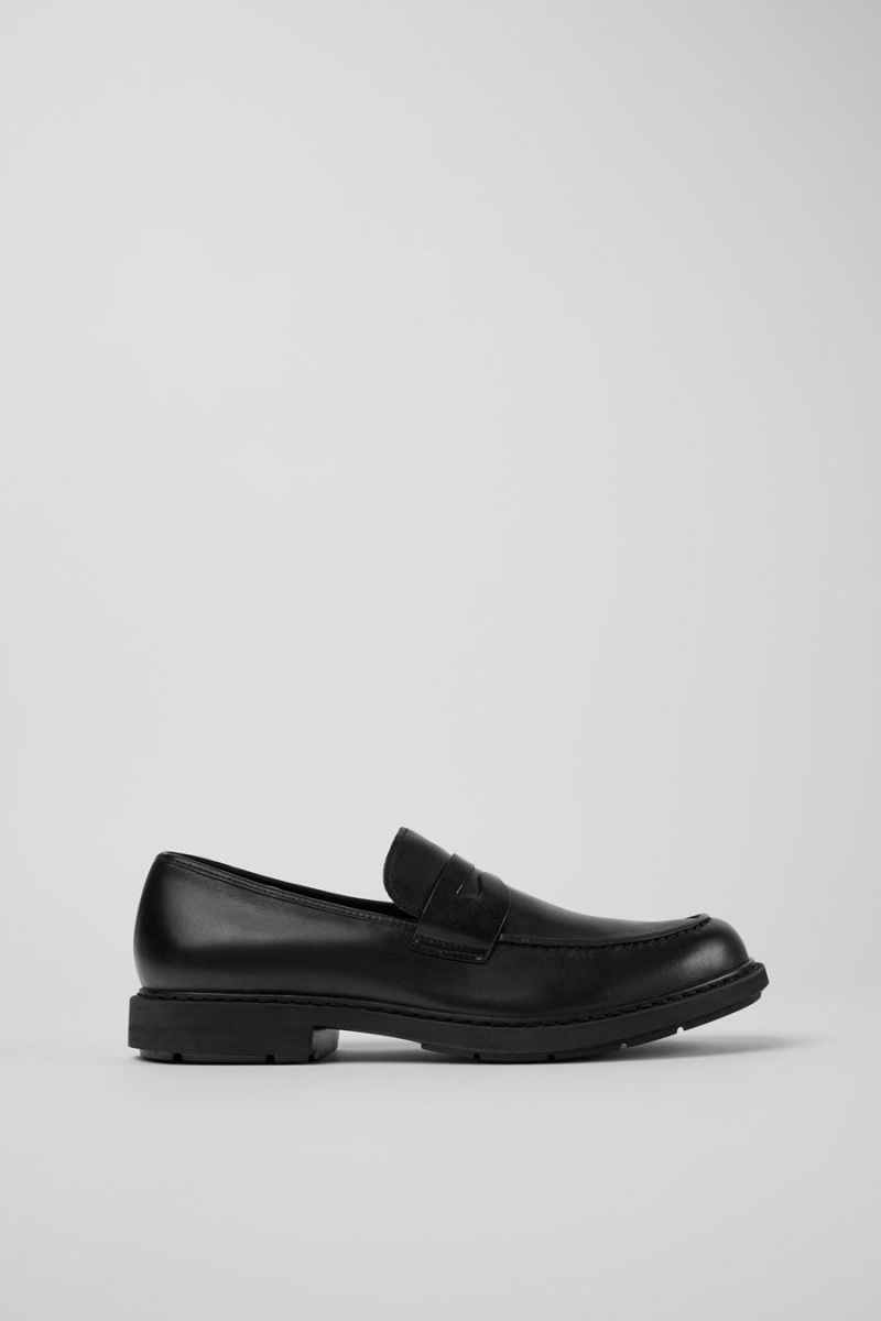 Slip On Camper Neuman Classic Moccasin Hombre Negras | PUOMQ-7859