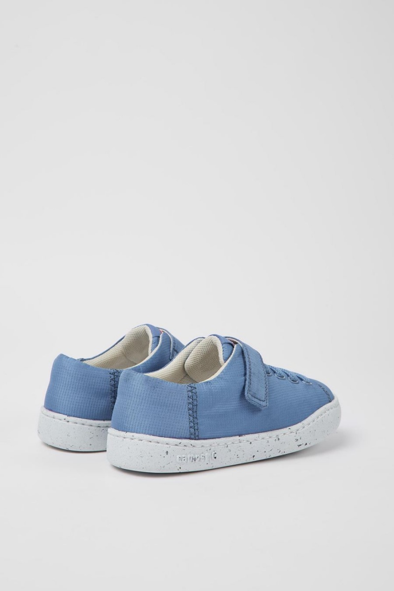 Slip On Camper Peu Touring Textil Niño Azules | XIKDT-0135