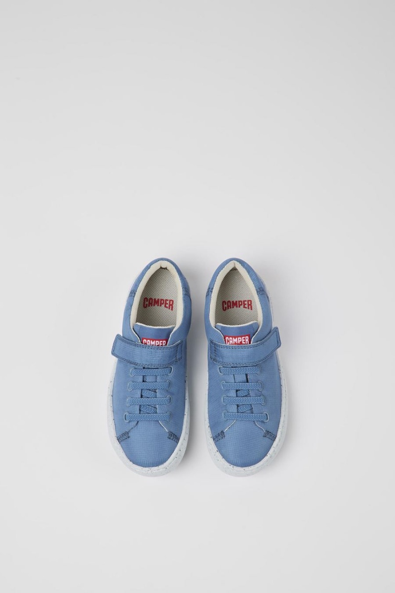 Slip On Camper Peu Touring Textil Niño Azules | XIKDT-0135