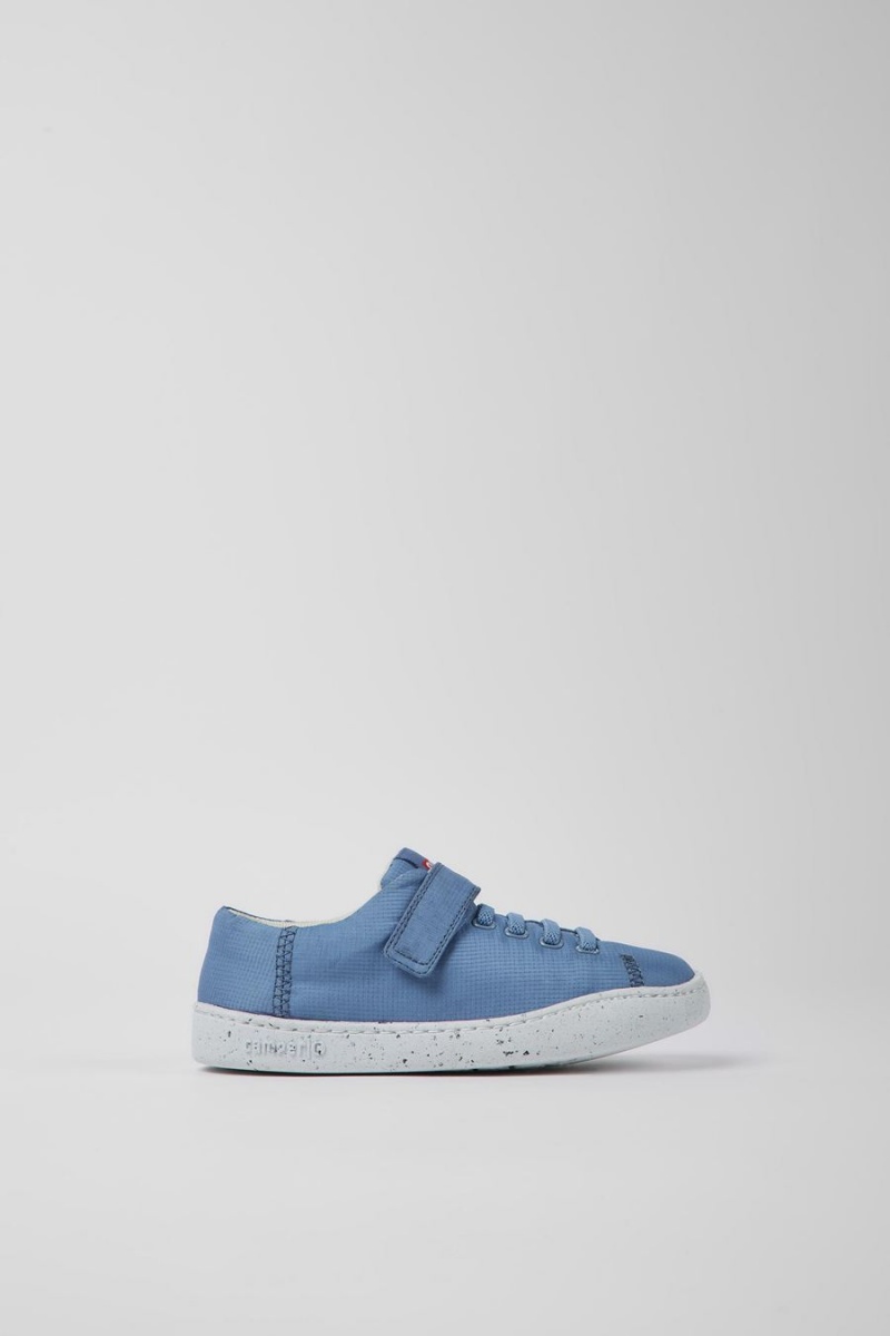 Slip On Camper Peu Touring Textil Niño Azules | XIKDT-0135