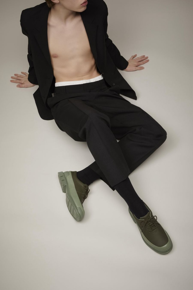 Slip On Camper Pix Hombre Verde | XBLZP-8730