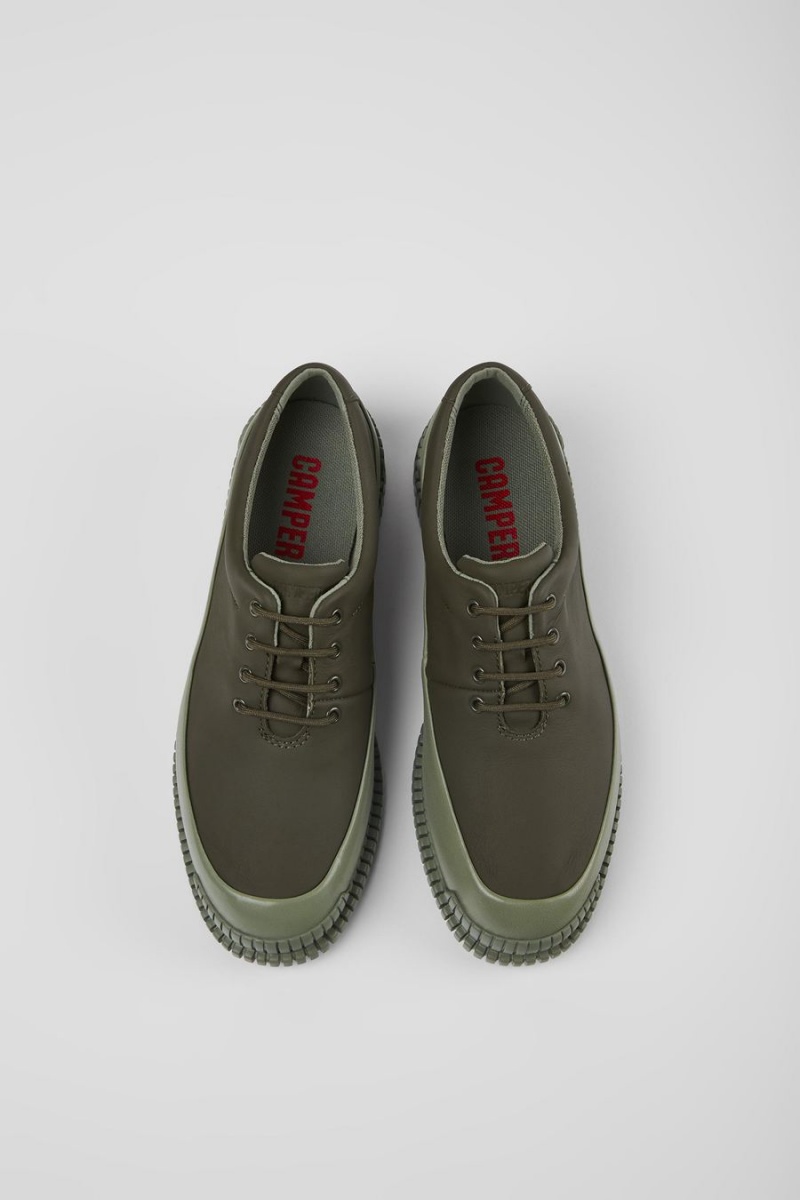 Slip On Camper Pix Mujer Verde | CLUYV-9675
