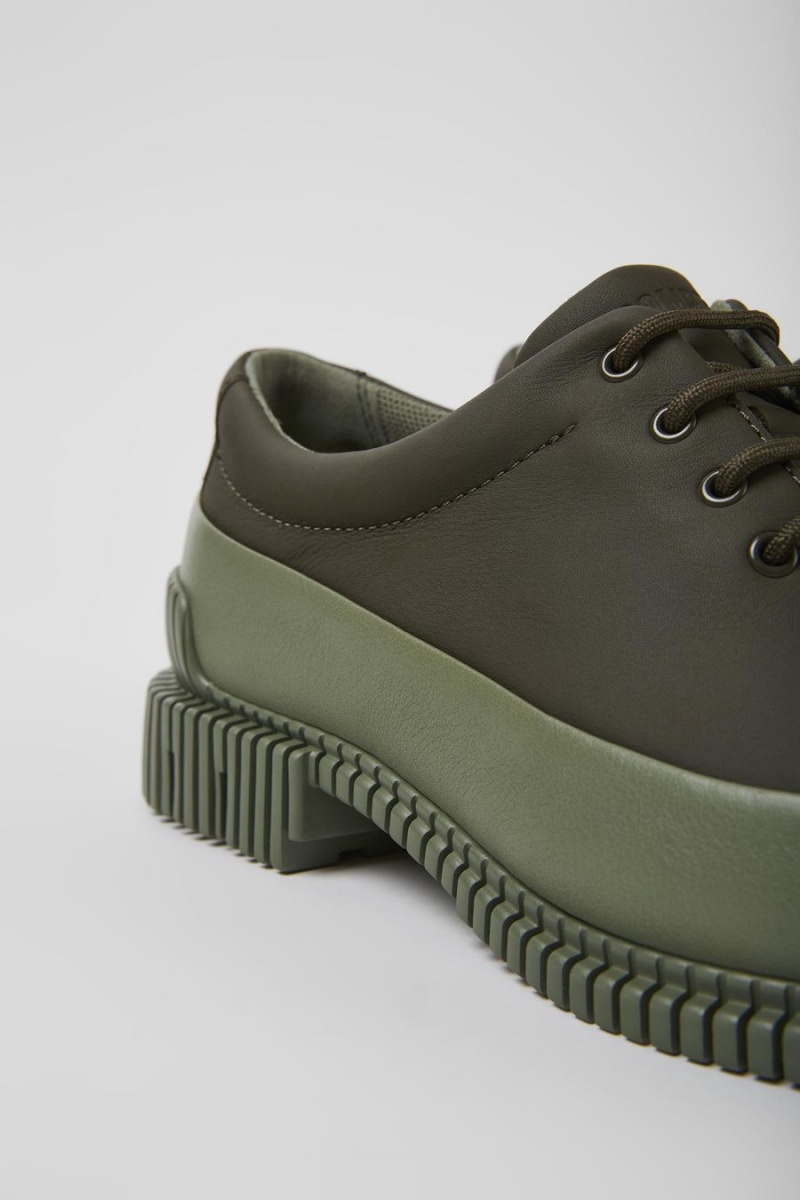 Slip On Camper Pix Mujer Verde | CLUYV-9675